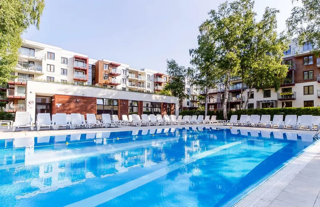 Apartament pomarańczowy z basenem,sauną-blisko morza.-1